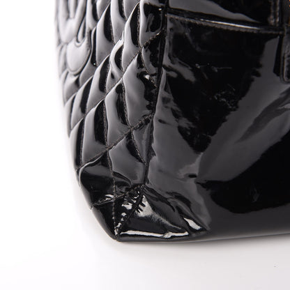 Chanel Patent Quilted Petit Timeless Tote PTT Black 12 of 13