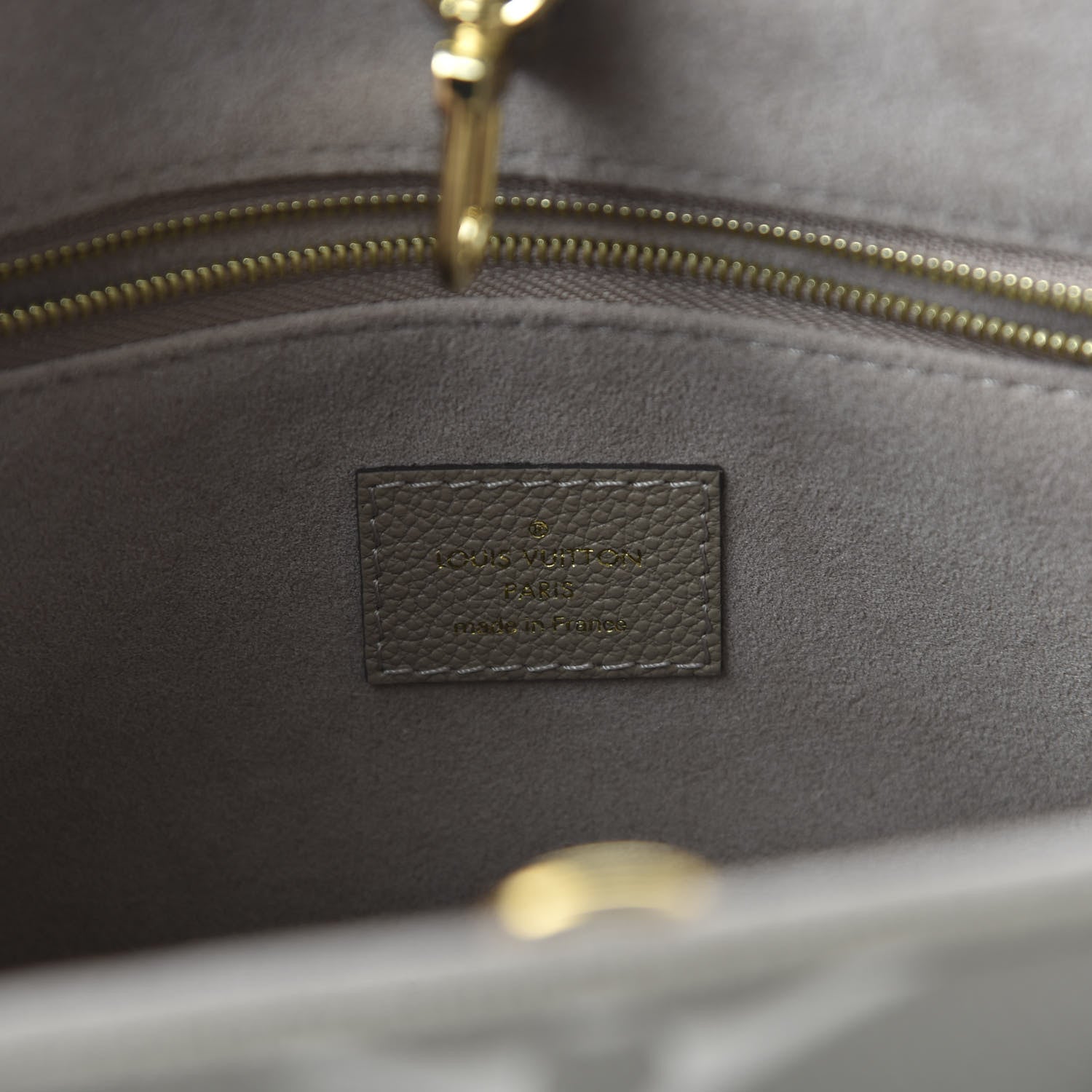 Louis Vuitton Empreinte Monogram Giant Onthego PM Tourterelle Creme 9 of 10