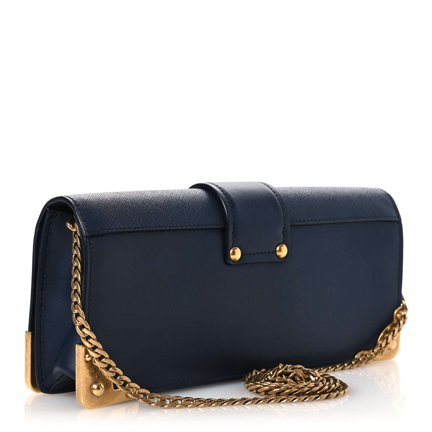 City Calf Saffiano Astrology Cahier Clutch With Chain Baltico