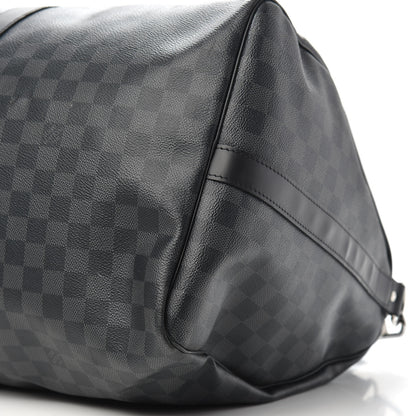Louis Vuitton Damier Graphite Keepall Bandouliere 55 9 of 10