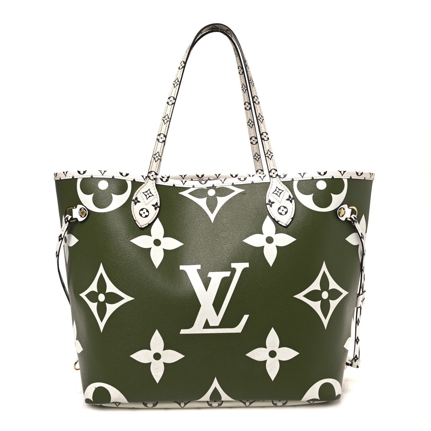 Louis Vuitton Monogram Giant Neverfull MM Kaki 1 of 11