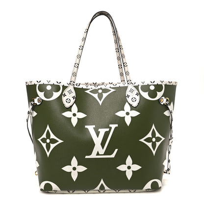 Louis Vuitton Monogram Giant Neverfull MM Kaki 1 of 11