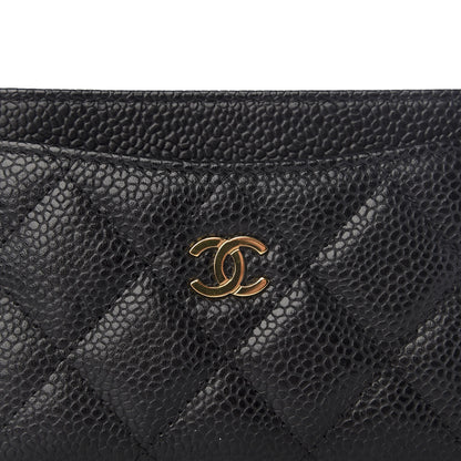 Chanel Caviar Quilted Card Holder Black 6 of 7
