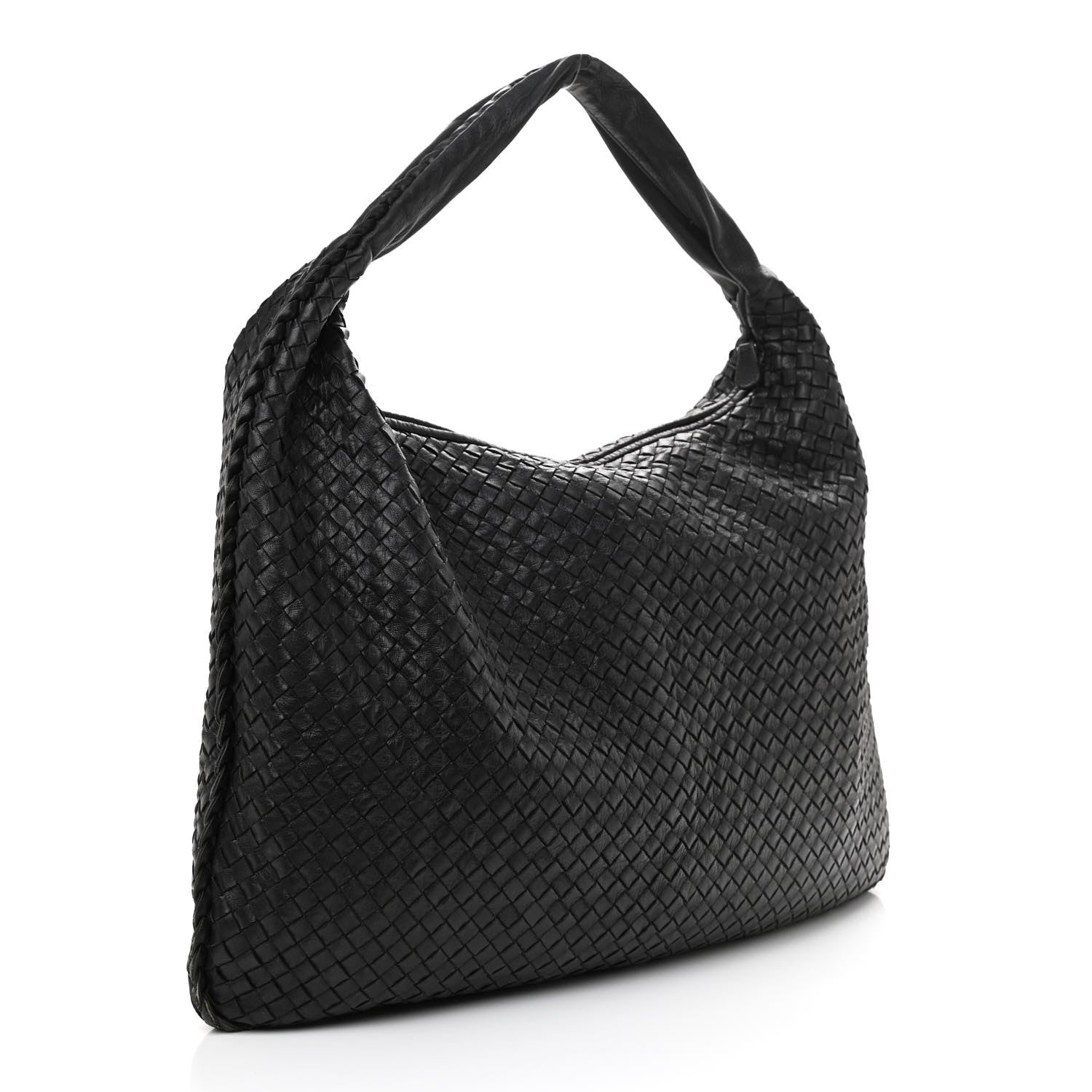 Bottega Veneta Nappa Intrecciato Large Veneta Hobo Black 3 of 11