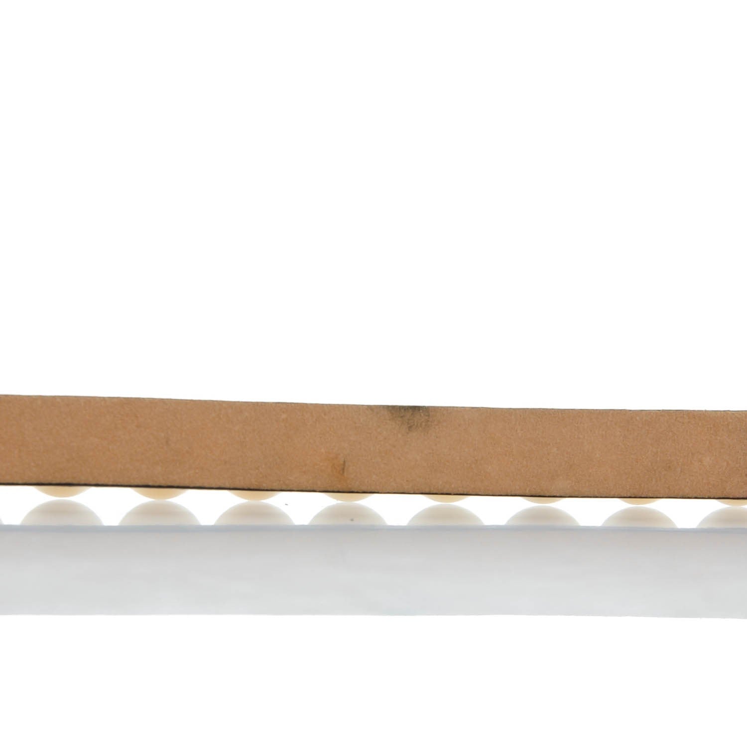 Chanel Calfskin Pearl CC Belt 95 38 Black 5 of 9