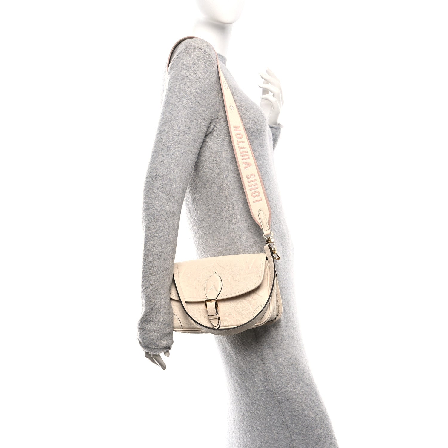 Louis Vuitton Empreinte Monogram Giant Diane Cream 2 of 10