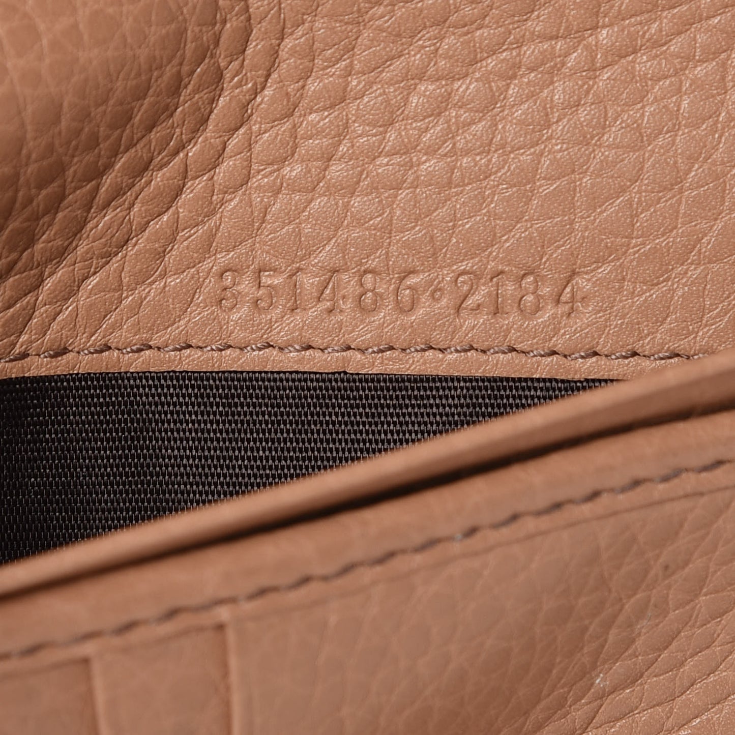 Calfskin Medium Soho Zip Around Wallet Camelia