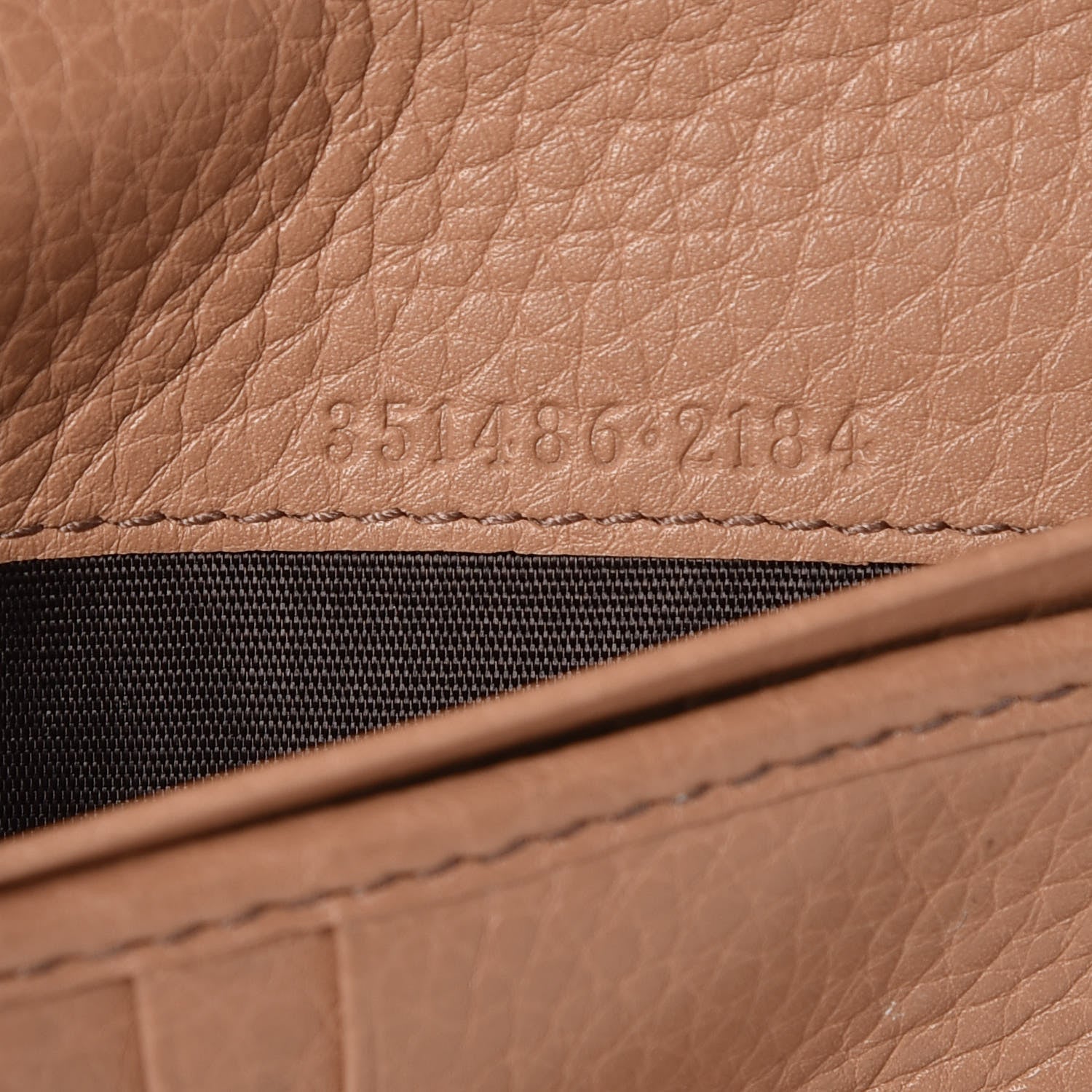 Gucci Calfskin Medium Soho Zip Around Wallet Camelia 7 of 20