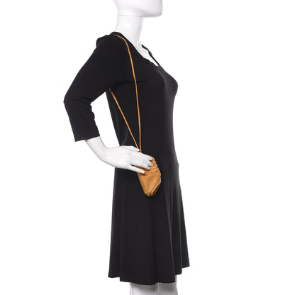 Bottega Veneta Butter Calfskin Coin Purse Caramel 2 of 10