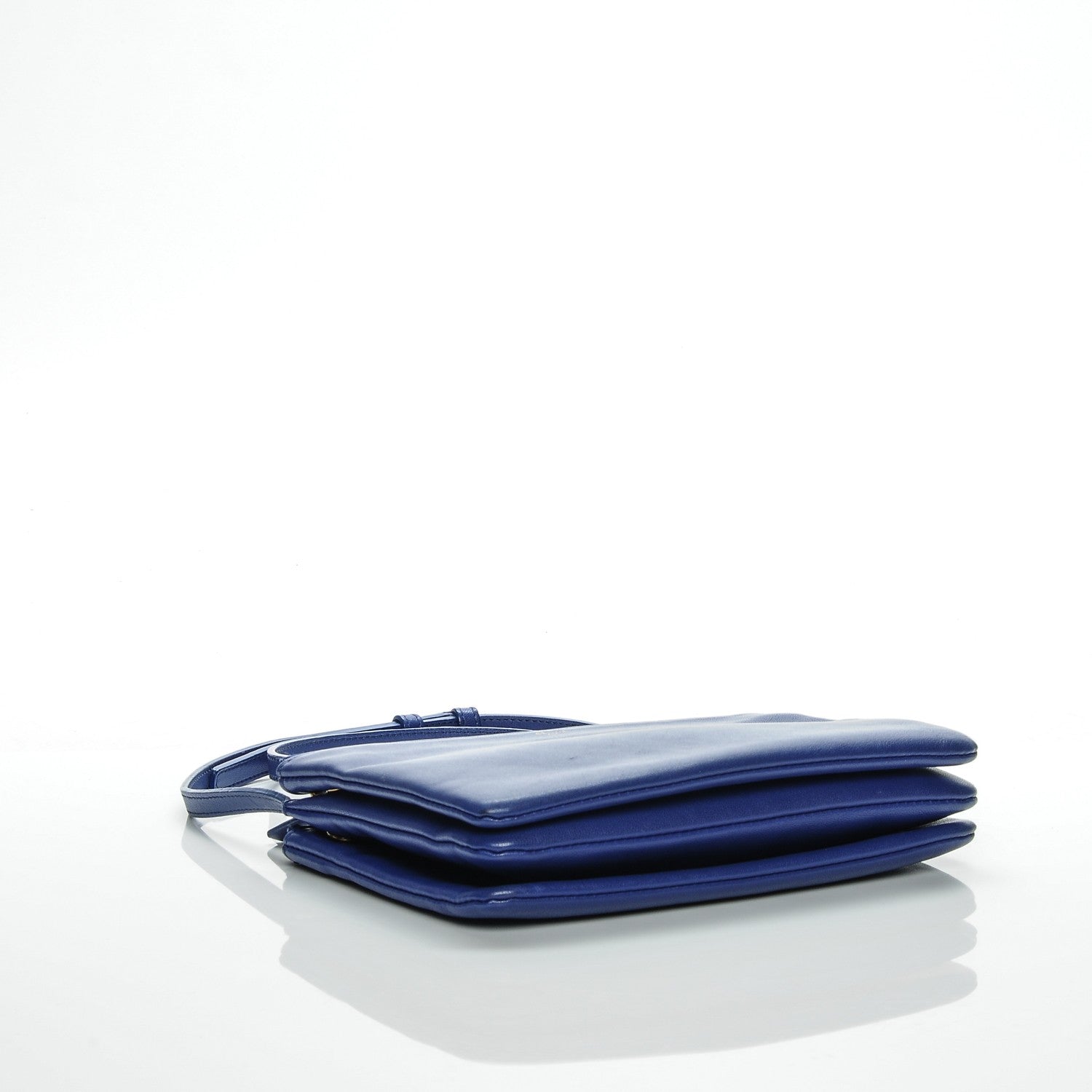 Celine Lambskin Small Trio Crossbody Bag Indigo 4 of 7