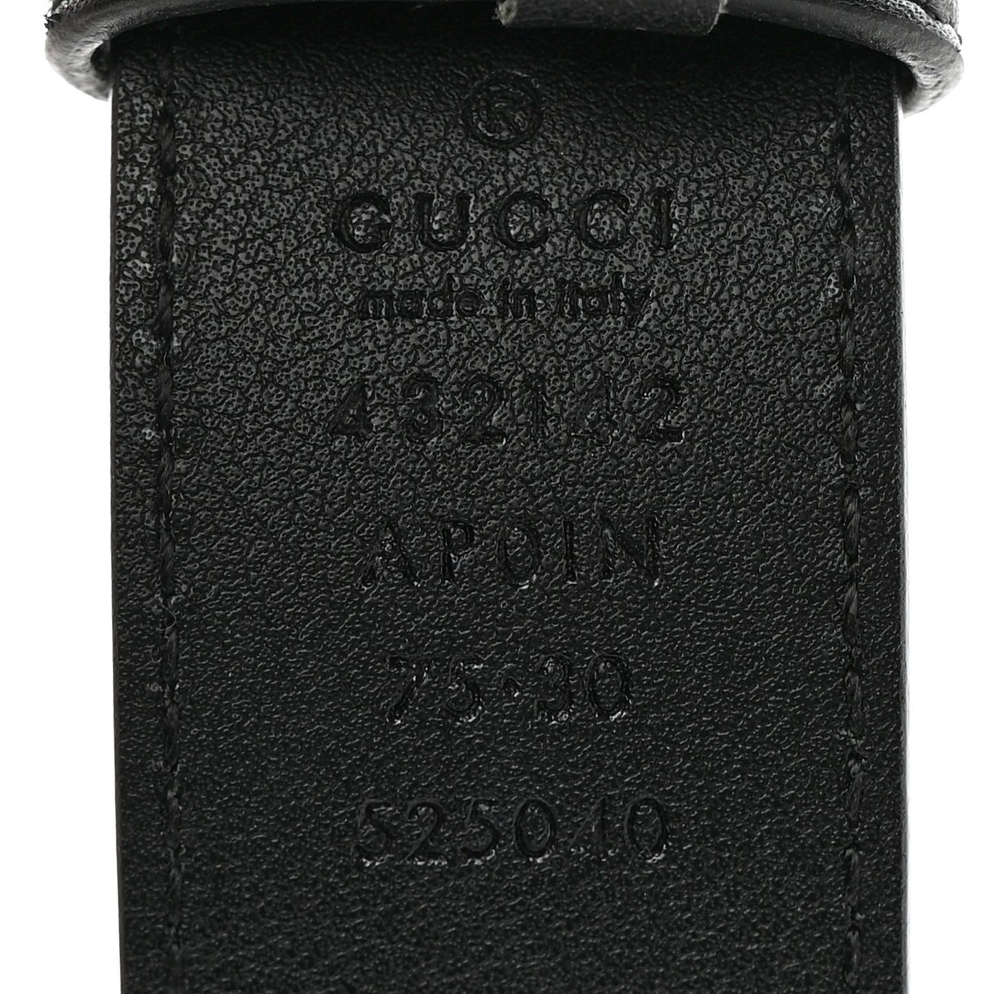 Moon Calfskin Crystal Dionysus 30mm Belt 75 30 Black Black Diamond