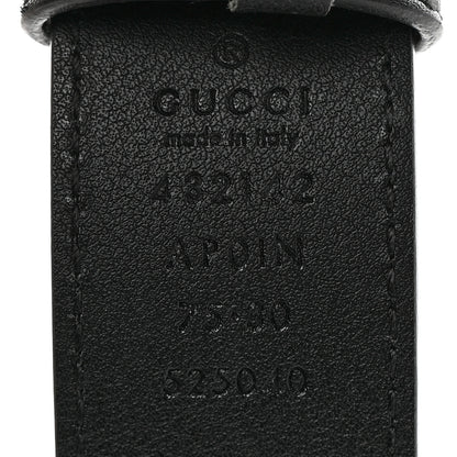 Gucci Moon Calfskin Crystal Dionysus 30mm Belt 75 30 Black Black Diamond 5 of 5