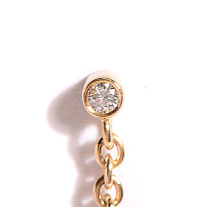 Cartier 18K Pink Yellow White Gold Baby Trinity Drop Earrings 8 of 8