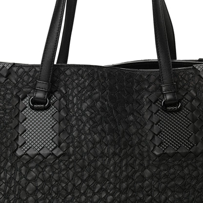 Bottega Veneta Nappa Intrecciato Stitched Tote Black 7 of 9