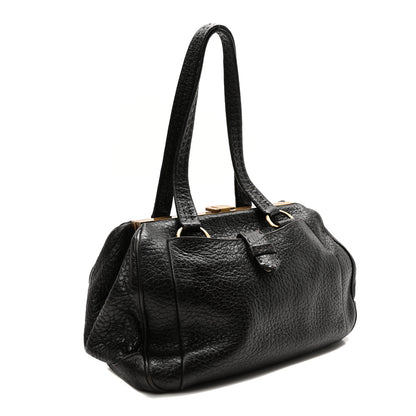 Prada Cervo Berlino Satchel Brown 3 of 9