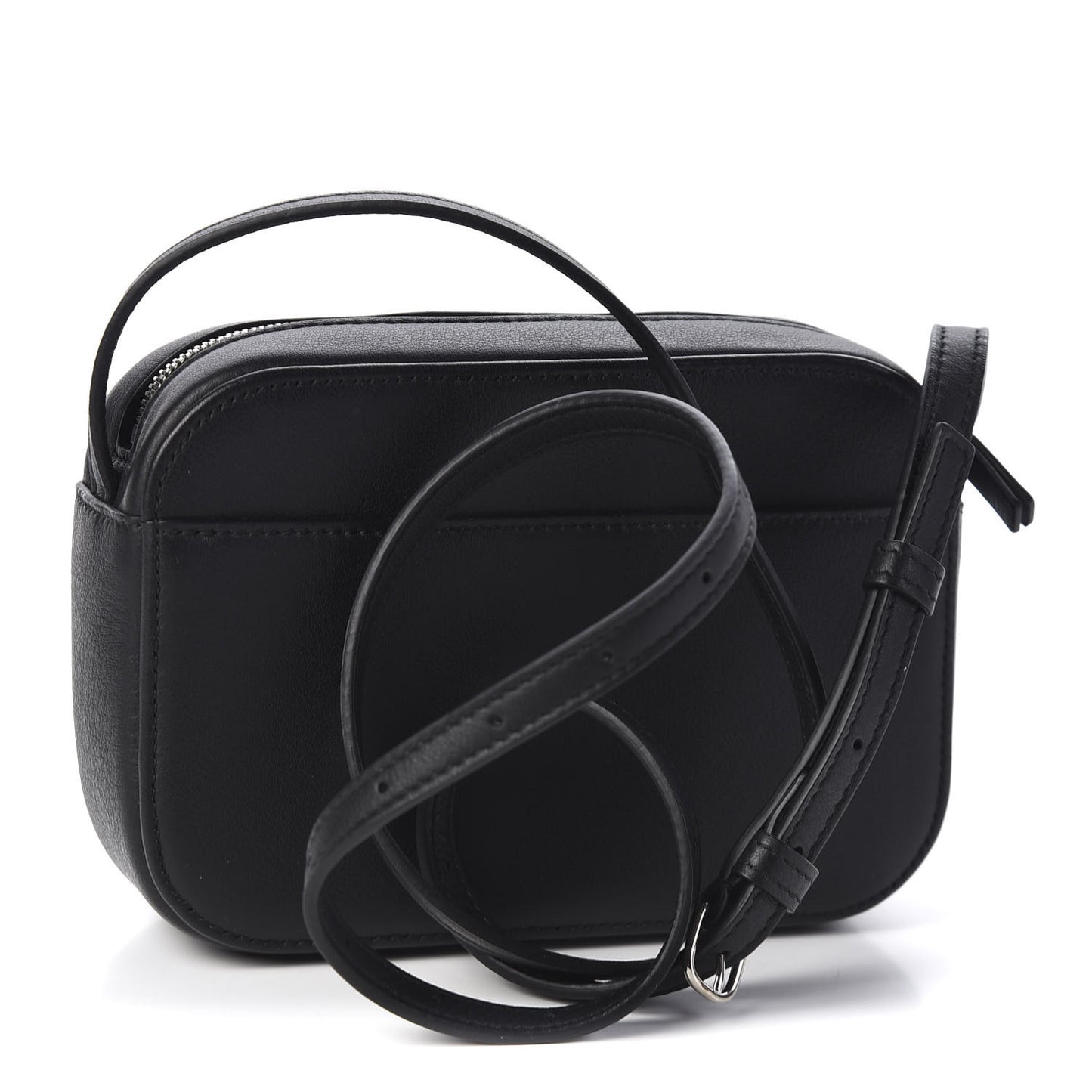 Calfskin Logo XS Everyday Camera Bag Black