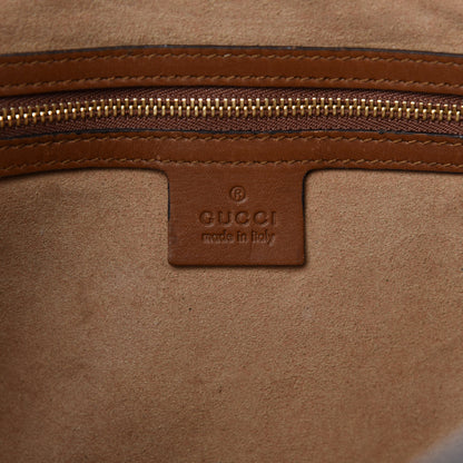 Gucci GG Supreme Monogram Medium Padlock Tote Beige Cuir 12 of 14