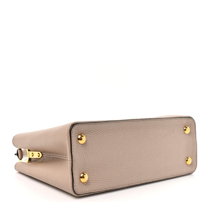 Louis Vuitton Taurillon Capucines PM Galet 4 of 14