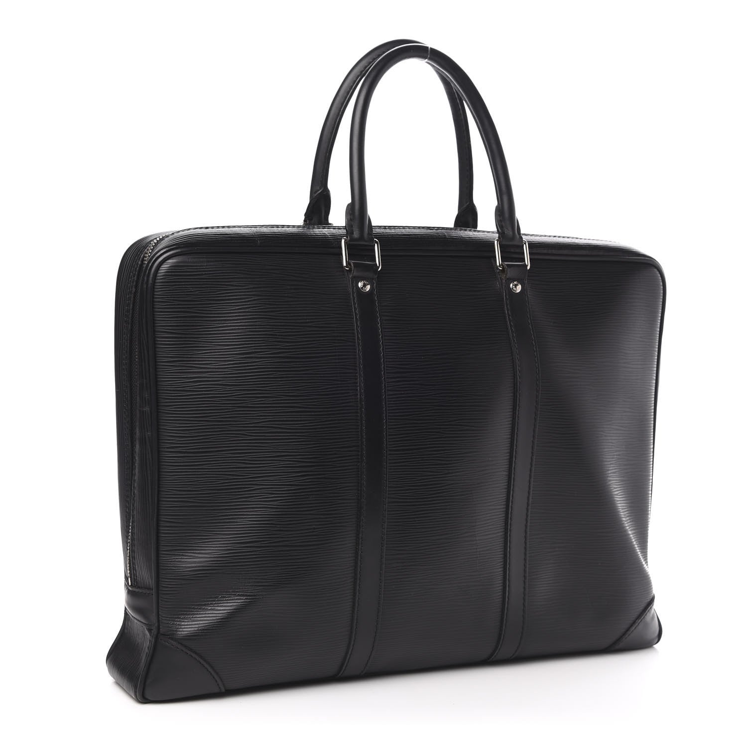 Louis Vuitton Epi Porte-Documents Voyage Briefcase Black 3 of 11