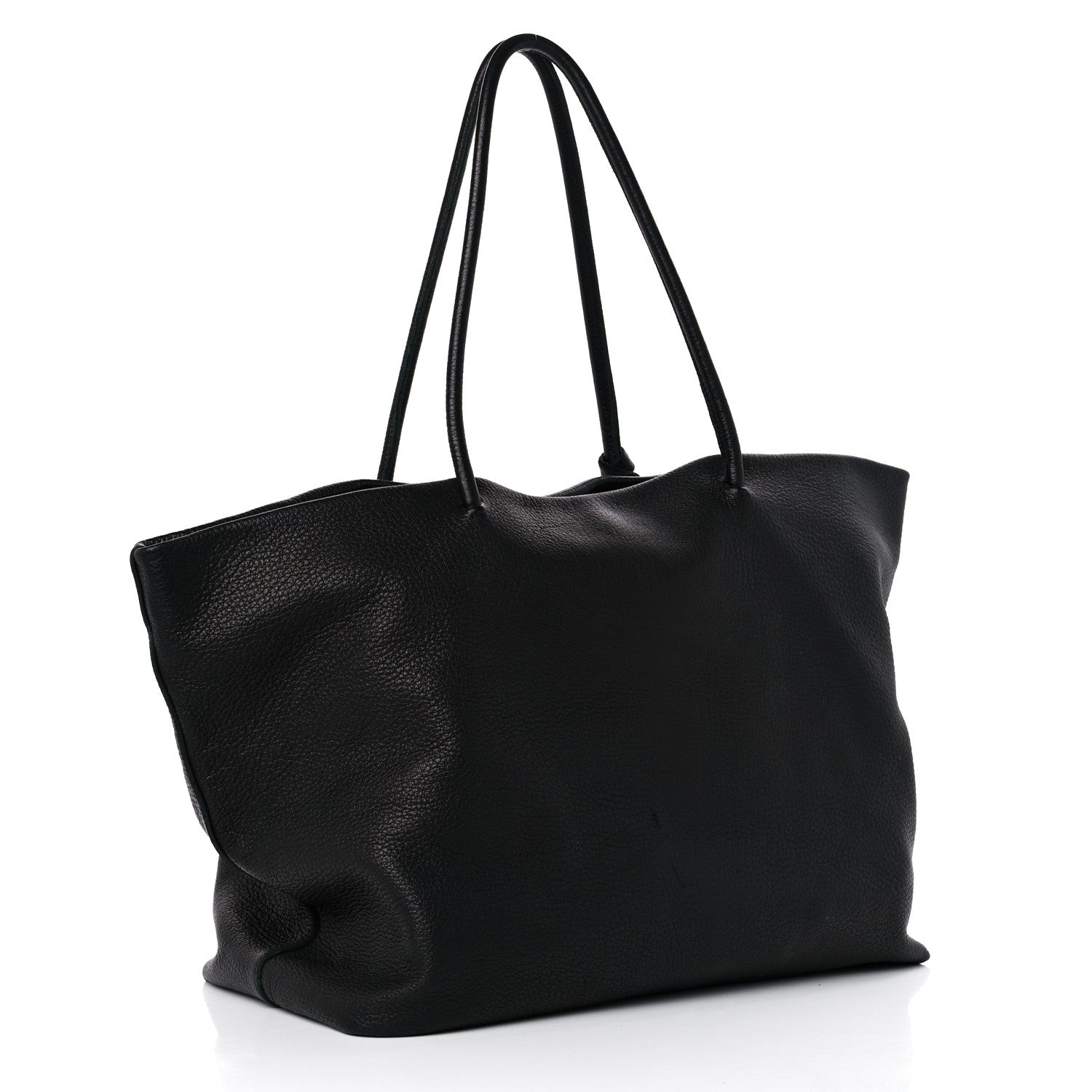 Prada Cervo Deerskin Shopper Tote Black 3 of 13