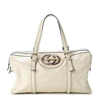 Gucci Calfskin Medium Britt Boston Ivory 1 of 9