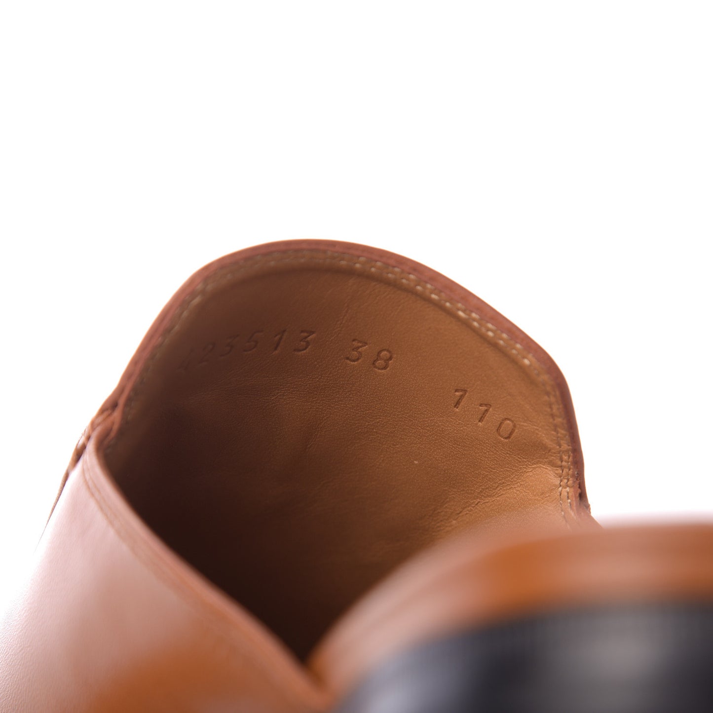 Malaga Kid Womens Princetown Slippers 38 Cognac
