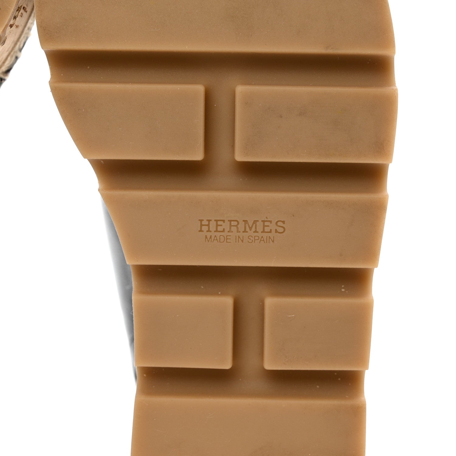 Hermes Goatskin Envie 30 Espadrille Wedge Sandals 36 Black 6 of 9