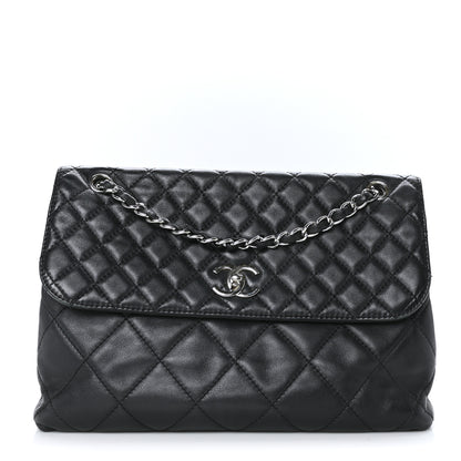 Chanel Calfskin Quilted In The Business Flap Bag Black 1 of 12