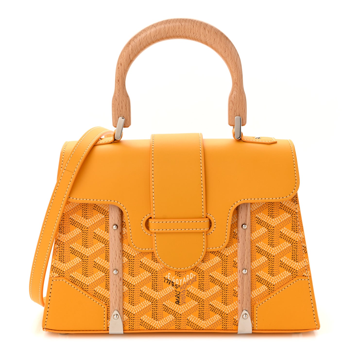 Goyardine Structure Mini Saigon Yellow