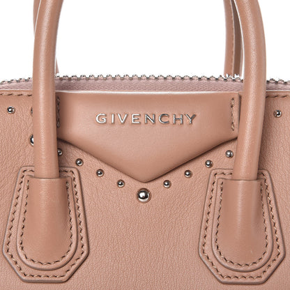 Givenchy Smooth Calfskin Mini Studded Antigona Old Pink 9 of 13