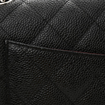 Chanel Caviar Quilted Jumbo Double Flap Black 16 of 16