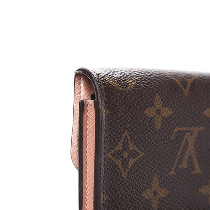 Louis Vuitton Monogram Emilie Wallet Rose Ballerine 11 of 12