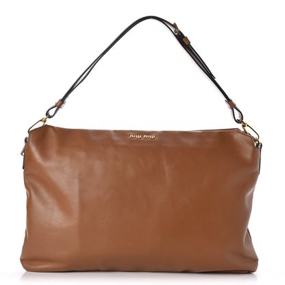 Miu Miu Soft Calf Cloud Hobo Canella 1 of 7