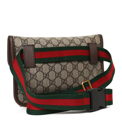 Gucci GG Supreme Monogram Neo Vintage Web Belt Bag Brown 3 of 11