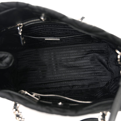 Prada Nylon Tessuto Impuntu Quilted Tote Black 4 of 9