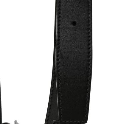 Prada Vitello Saffiano Cuir Double Triangle Shoulder Bag Black 11 of 12
