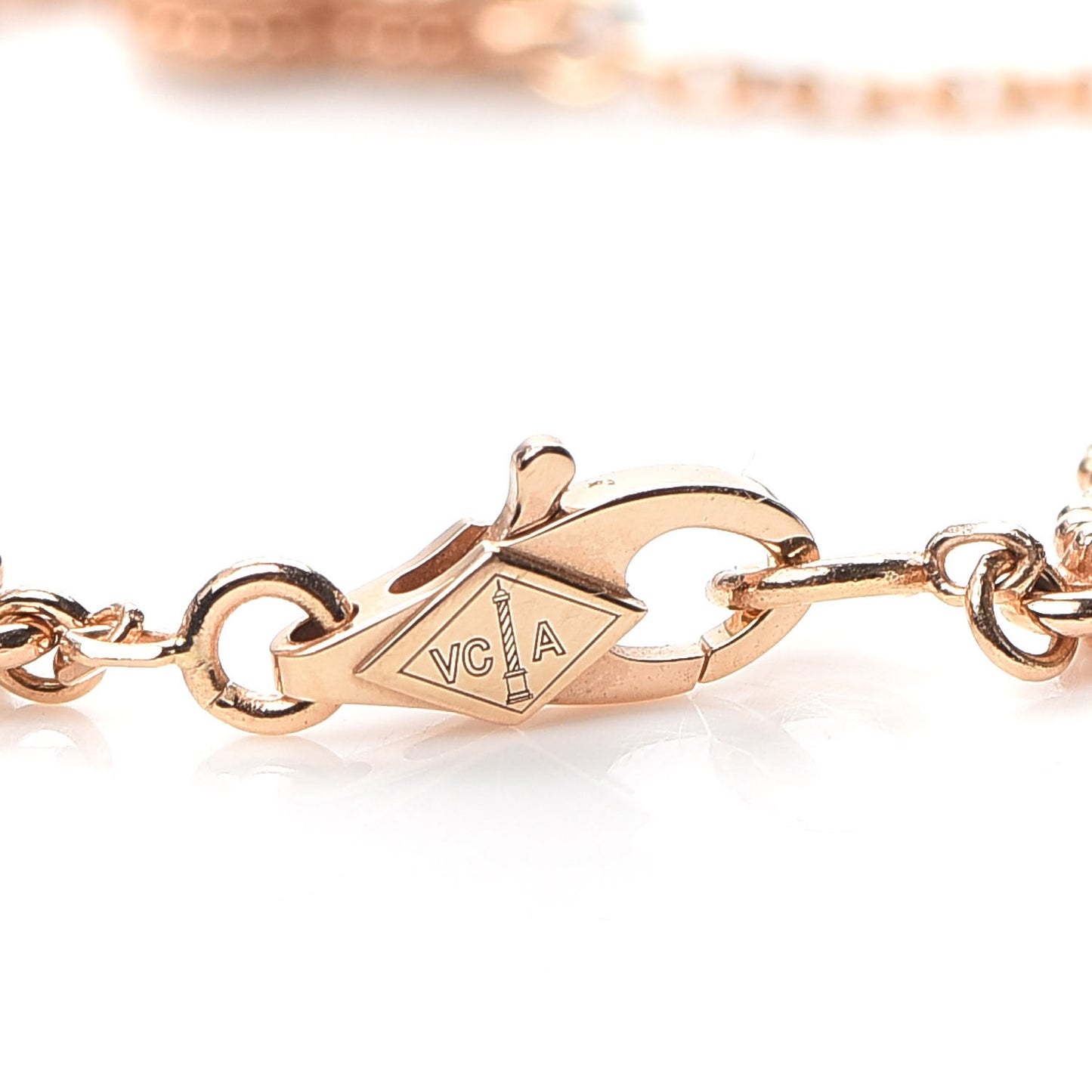 18K Rose Gold 6 Motifs Sweet Alhambra Bracelet