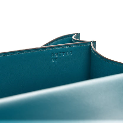 Hermes Tadelakt Constance 18 Bleu Izmir 8 of 14