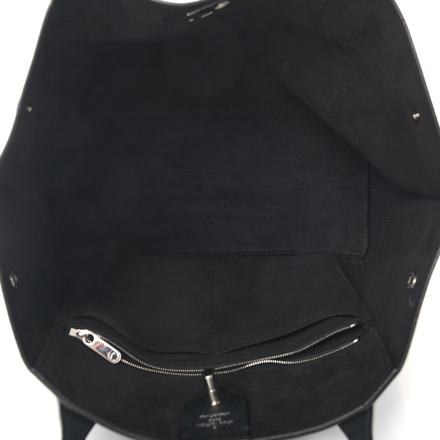 Calfskin Lockme Go Tote Black
