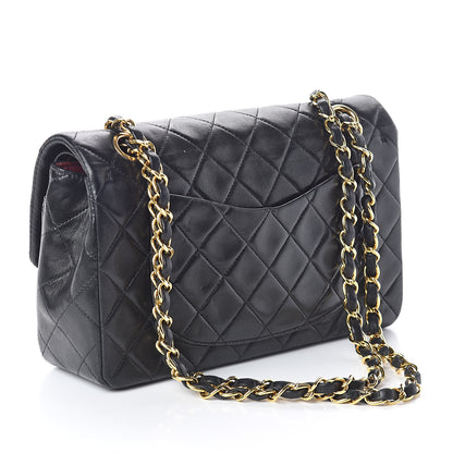 Chanel Lambskin Quilted Small Double Flap Black 3 of 11