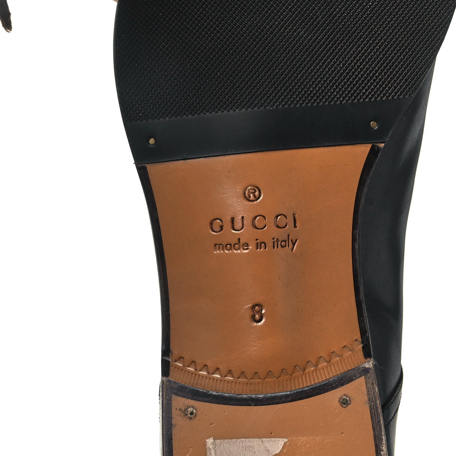 Gucci Calfskin Mens Spirit Chelsea Boots 8 Black 6 of 8