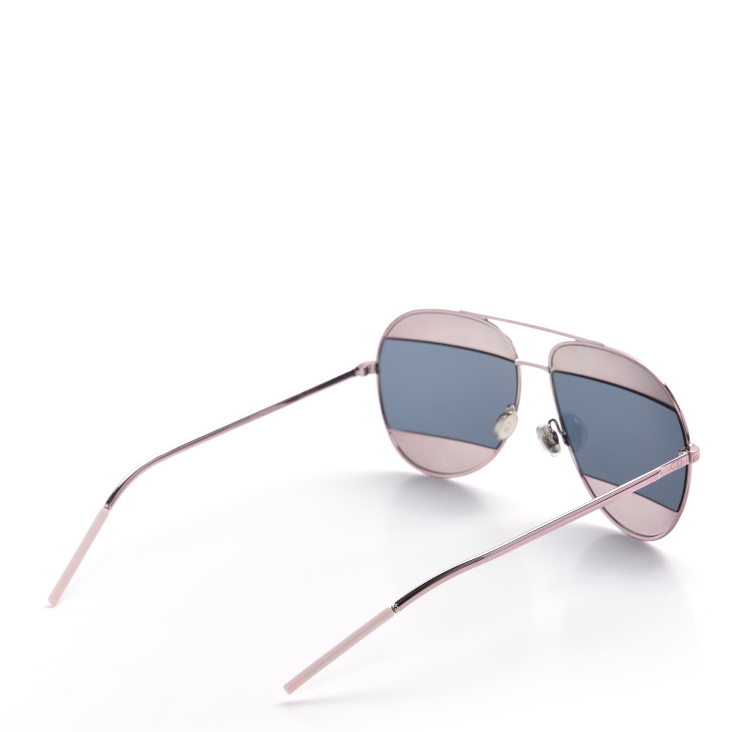 Christian Dior Split 1 Aviator Sunglasses Pink Blue 4 of 8