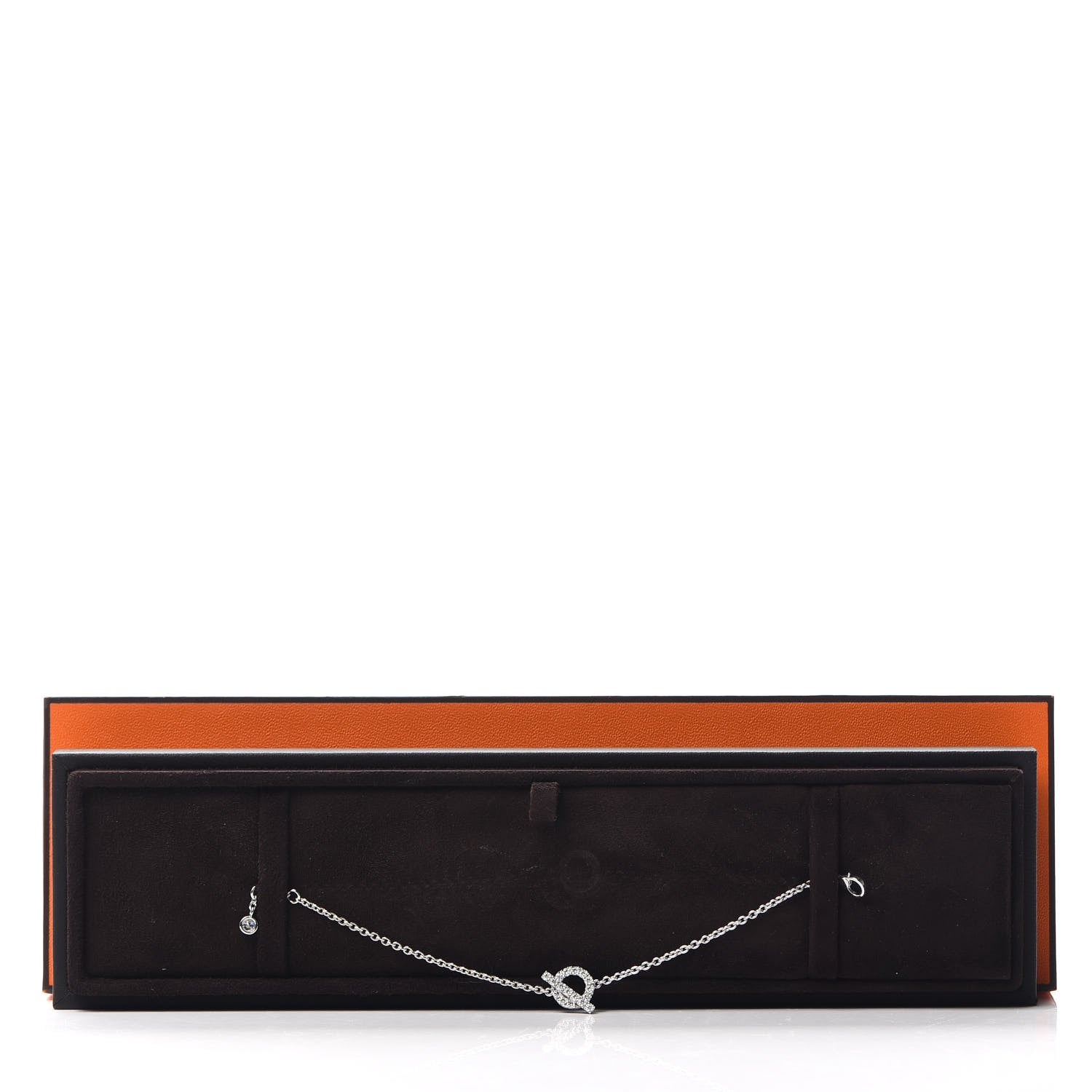 Hermes 18K White Gold Diamond Finesse Bracelet SH 5 of 5