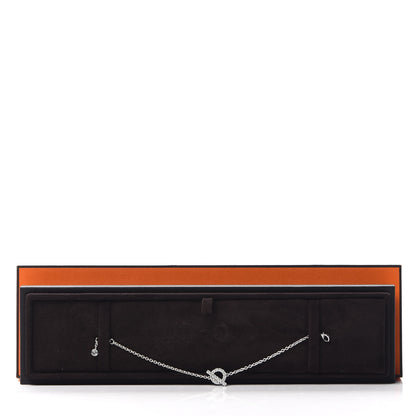 Hermes 18K White Gold Diamond Finesse Bracelet SH 5 of 5