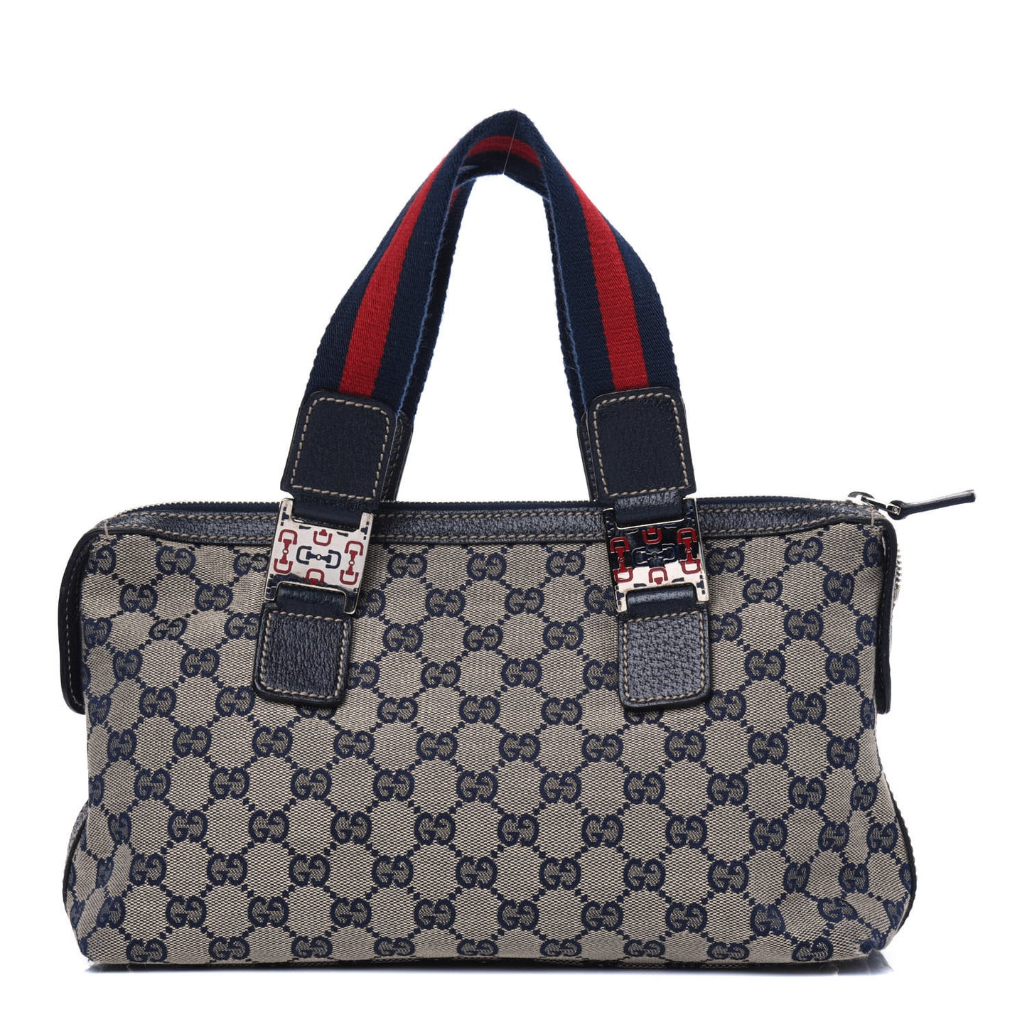 GG Monogram Web Pop Tote Navy