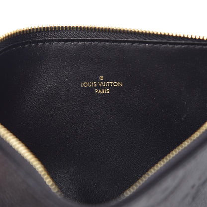 Louis Vuitton Empreinte Felicie Chain Wallet Zippered Insert Black 6 of 7