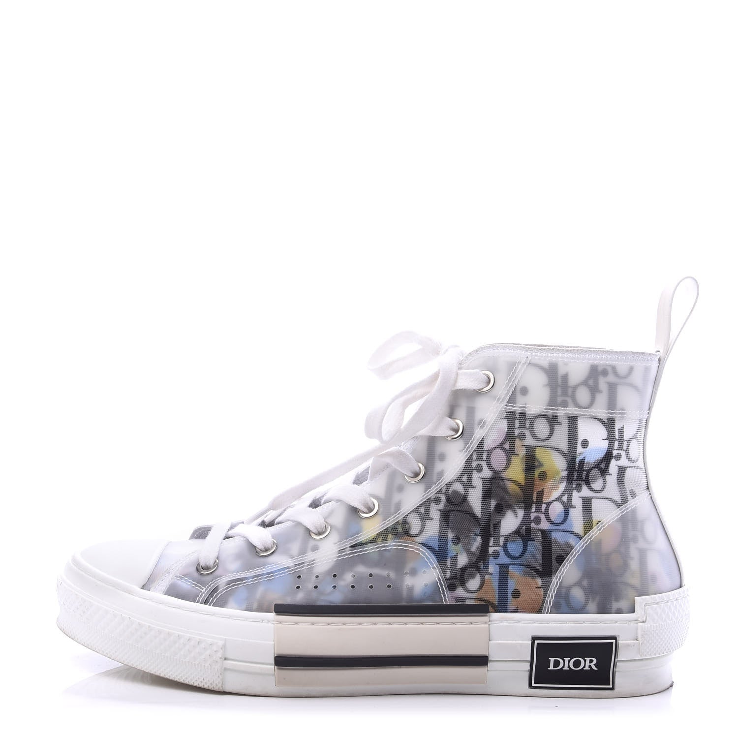 Christian Dior Canvas Oblique Womens B23 High Top Sneakers 40 White 1 of 9