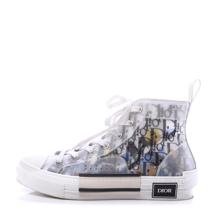 Christian Dior Canvas Oblique Womens B23 High Top Sneakers 40 White 1 of 9