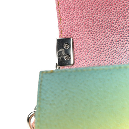 Chanel Caviar Quilted Medium Cuba Rainbow Boy Flap Multicolor 17 of 20