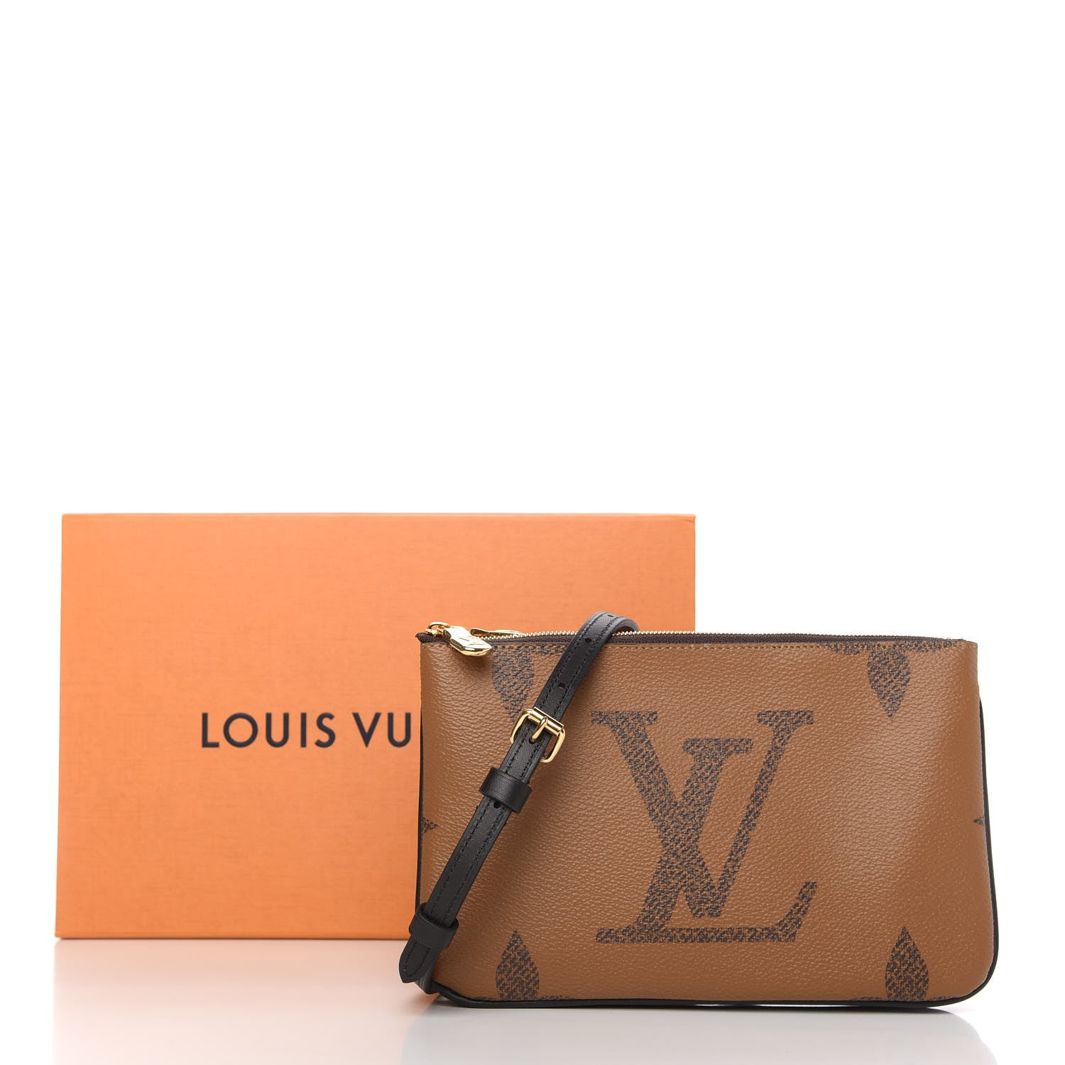 Louis Vuitton Reverse Monogram Giant Double Zip Pochette 12 of 12